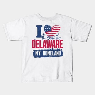 Delaware my homeland Kids T-Shirt